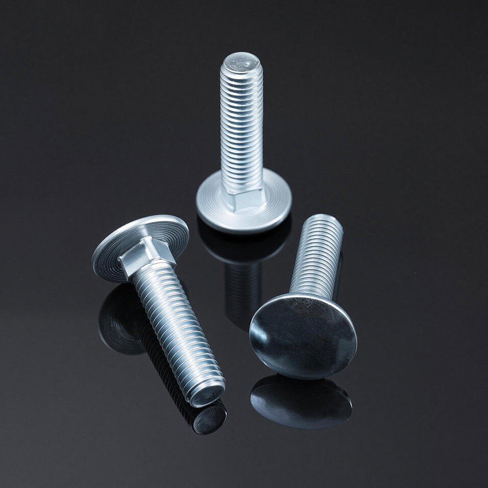 Large Flat Round Head Square Neck Carriage Bolt